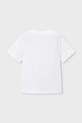 Mayoral t-shirt bawełniany dziecięcy 3066.5E.Mini.PPY2 biały SS26