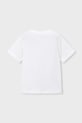 Mayoral t-shirt bawełniany dziecięcy 3066.5E.Mini.PPY2 biały SS26