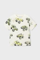 Mayoral t-shirt bawełniany dziecięcy 3068.5F.Mini.PPY2 biały SS26