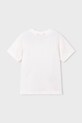 Παιδικό βαμβακερό μπλουζάκι Mayoral 3072.5G.Mini.PPY2 λευκό SS26