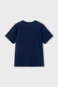 Παιδικό βαμβακερό μπλουζάκι Mayoral 3074.5G.Mini.PPY2 σκούρο μπλε SS26