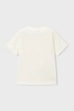 Mayoral t-shirt bawełniany dziecięcy 3077.5H.Mini.PPY2 biały SS26