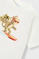 Chłopiec Mayoral t-shirt bawełniany dziecięcy 3077.5H.Mini.PPY2 biały