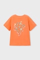 Dječaci Dječja pamučna majica kratkih rukava Mayoral 3078.5H.Mini.PPY2 narančasta