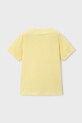 Mayoral t-shirt bawełniany dziecięcy 3080.5J.Mini.PPY2 żółty SS26