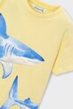 Chłopiec Mayoral t-shirt bawełniany dziecięcy 3080.5J.Mini.PPY2 żółty