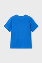 Mayoral t-shirt bawełniany dziecięcy 3080.5J.Mini.PPY2 niebieski SS26