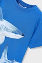 Chłopiec Mayoral t-shirt bawełniany dziecięcy 3080.5J.Mini.PPY2 niebieski