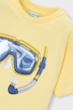 Chłopiec Mayoral t-shirt bawełniany dziecięcy 3081.5J.Mini.PPY2 żółty