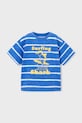 Mayoral t-shirt bawełniany dziecięcy 3082.5J.Mini.PPY2 niebieski SS26