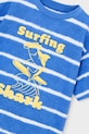 Mayoral t-shirt bawełniany dziecięcy niebieski 3082.5J.Mini.PPY2