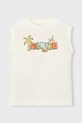Παιδικό top Mayoral στάμπα λευκό 3085.5J.Mini.PPY2