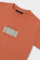 Mayoral t-shirt dziecięcy pomarańczowy 6028.7A.Junior.PPY2