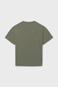 Mayoral t-shirt bawełniany dziecięcy 6031.7C.Junior.PPY2 zielony SS26