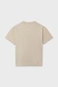 Mayoral t-shirt in cotone per bambini 6034.7E.Junior.PPY2 beige SS26
