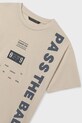 BIMBO Mayoral t-shirt in cotone per bambini 6034.7E.Junior.PPY2 beige