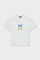 Παιδικό βαμβακερό μπλουζάκι Mayoral 6036.7F.Junior.PPY2 λευκό SS26