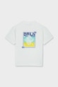 Chłopiec Mayoral t-shirt bawełniany dziecięcy 6036.7F.Junior.PPY2 biały