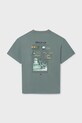 Chłopiec Mayoral t-shirt bawełniany dziecięcy 6036.7F.Junior.PPY2 zielony