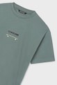 Mayoral t-shirt bawełniany dziecięcy zielony 6036.7F.Junior.PPY2
