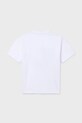 Αγορίστικα Παιδικό βαμβακερό μπλουζάκι Mayoral 6037.7F.Junior.PPY2 λευκό