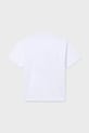 Αγορίστικα Παιδικό βαμβακερό μπλουζάκι Mayoral 6037.7F.Junior.PPY2 λευκό