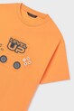 Παιδικό βαμβακερό μπλουζάκι Mayoral πορτοκαλί 6037.7F.Junior.PPY2