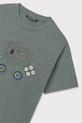 BIMBO Mayoral t-shirt in cotone per bambini 6037.7F.Junior.PPY2 verde