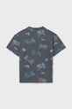 Chłopiec Mayoral t-shirt bawełniany dziecięcy 6038.7F.Junior.PPY2 szary