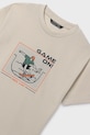Chłopiec Mayoral t-shirt bawełniany dziecięcy 2-pack 6040.7G.Junior.PPY2 beżowy