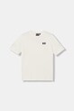EA7 Emporio Armani t-shirt dziecięcy z elastanem beżowy 7B000312.AF10373