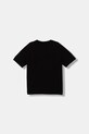 EA7 Emporio Armani футболка для детей из хлопка с эластаном 7B000268.AF10373 чёрный SS26