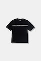 EA7 Emporio Armani t-shirt dziecięcy bawełniany czarny 7B000262.AF12874
