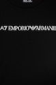 Chłopiec EA7 Emporio Armani t-shirt dziecięcy bawełniany 7B000262.AF12874 czarny