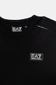 Chłopiec EA7 Emporio Armani t-shirt dziecięcy bawełniany 7B000251.AF10375 czarny