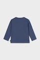 Mayoral longsleeve bawełniany dziecięcy 1017.3D.Baby.PPY2 granatowy SS26
