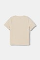 Emporio Armani t-shirt bawełniany dziecięcy EB000943.AF13715 beżowy SS26