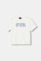 Emporio Armani t-shirt bawełniany dziecięcy nadruk biały EB000948.AF14503