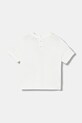 Emporio Armani t-shirt bawełniany niemowlęcy 3-pack EB001324.AF14503 turkusowy