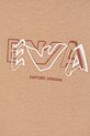 Chłopiec Emporio Armani t-shirt bawełniany dziecięcy 2-pack EB001343.AF14503 beżowy
