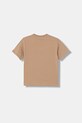 Emporio Armani t-shirt bawełniany dziecięcy 2-pack EB001343.AF14503 beżowy
