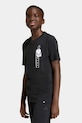 Дитяча бавовняна футболка adidas Performance MESSI бавовна чорний KB9476