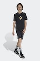 Παιδικό βαμβακερό μπλουζάκι adidas Performance MESSI μαύρο KB9513