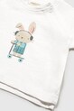 Mayoral Newborn t-shirt bawełniany niemowlęcy 2-pack biały 1074.1P.Newborn.PPY2