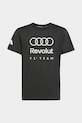 adidas Performance t-shirt per bambini in cotone AUDI nero KE6782