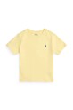 Polo Ralph Lauren t-shirt bawełniany dziecięcy aplikacja żółty 322832904509