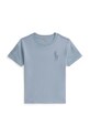 Polo Ralph Lauren t-shirt bawełniany dziecięcy aplikacja niebieski 322832907505