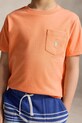 Polo Ralph Lauren t-shirt per bambini in cotone 322970333501 arancione