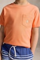 Polo Ralph Lauren t-shirt per bambini in cotone 322970333501 arancione