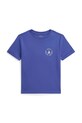Detské bavlnené tričko Polo Ralph Lauren potlač modrá 322A12263004